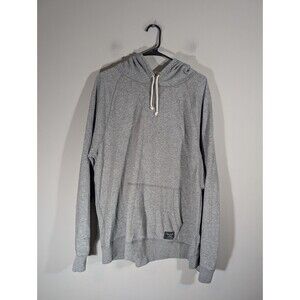 Abercrombie & Fitch Soft A&F Fleece Hoddie Mens XL Gray Pullover Minimalist